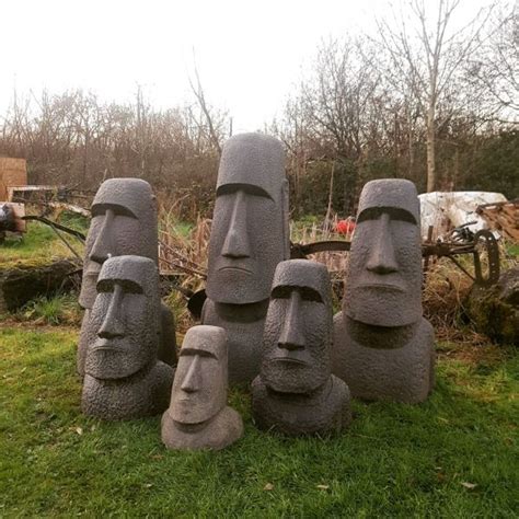 easter island heads dark kilkenny architectural salvage antiques