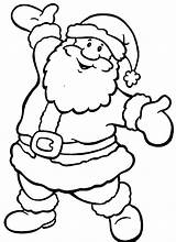 Santa Coloring Christmas Claus Pages Because Happy Coming sketch template