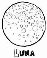Lunas Llena Planetas sketch template