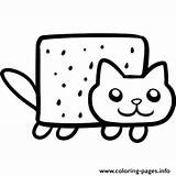 Cat Nyan Coloring Pages Pop Tart Draw Printable Simple Drawing Step Color Print Easy Clipart Info Cats Pusheen Kids Google sketch template