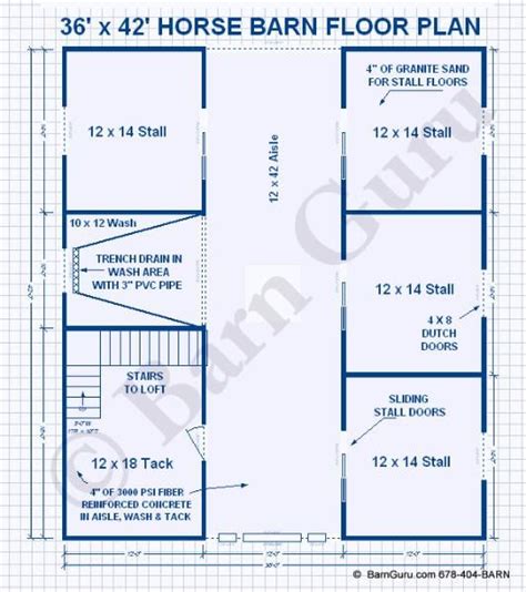 barn plans  stall horse barn design floor plan  jenna horse barn ideas stables horse