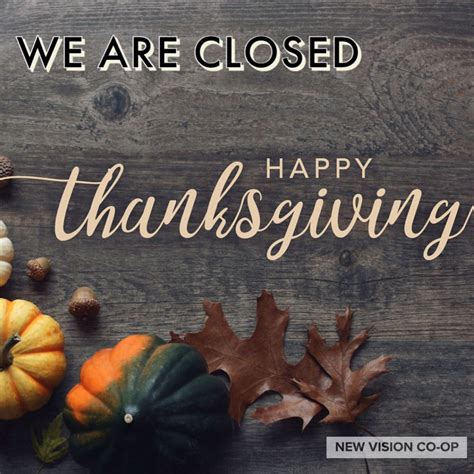 offices  locations closed  thanksgiving  vision  op