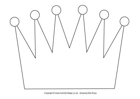 party crown template  clip art library