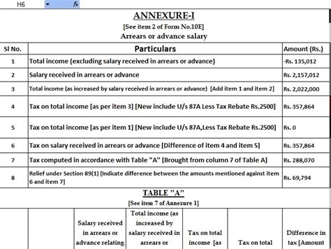 auto calculate income tax arrears relief calculator