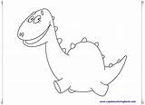 Coloring Dinosuar Park Pages sketch template