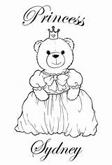 Coloring Sydney Pages Princess Getcolorings sketch template