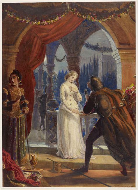 rcin 981276 the first meeting of romeo and juliet