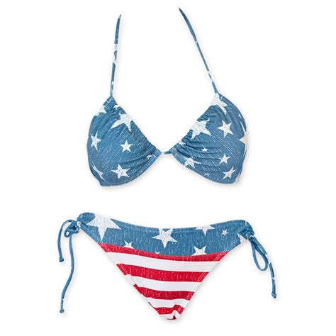 Stars And Stripes Women S American Flag Bikini