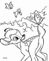 Bambi Bamby Colorare Coloriage Uccellini Farfalle Passarinhos Thumper Borboleta Disegno Malvorlagen Coloriages Dvanaest Bojanke Hellokids Visita Coloringhome Crtež Scegli Bacheca sketch template