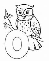 Letter Coloring Owl Animal Pages Sheets Come Kids Clipart Activity Os Color Start Things Alphabet Cartoon Library Codes Insertion sketch template