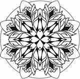 Mandala Dover Kaleidoscope Mandalas Doverpublications sketch template