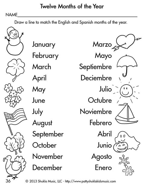 teaching kids spanish printable worksheets    resources