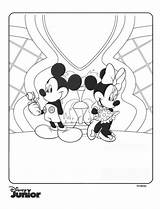 Minnie Ausmalbilder Clubhuis Clubhouse Micky Ballons Amis Maus Malvorlagen Coloriages Zo Trendmetr sketch template