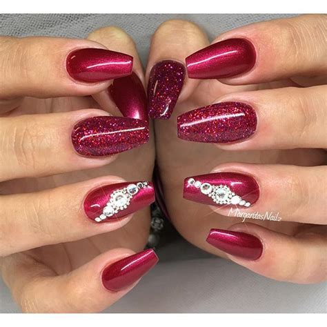 beautiful red elegant lip vetro usa gelnails