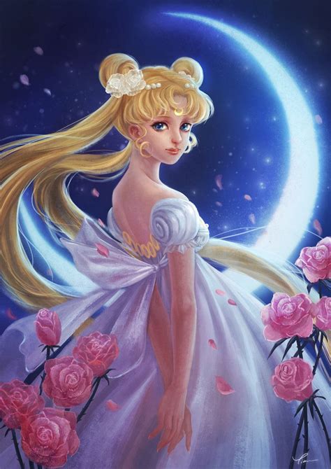 moon princess  yangtianli  deviantart arte sailor moon sailor