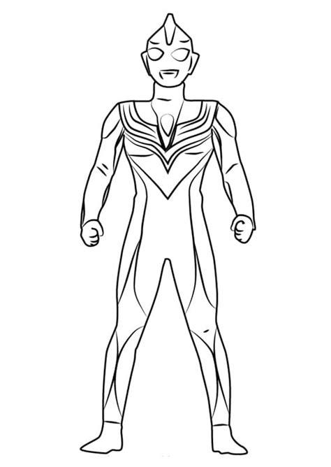 ultraman jack coloring page  printable coloring pages  kids