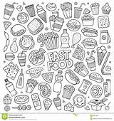 Doodles Foods sketch template