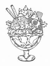 Coloring Pages Ice Cream Zentangle Adults Adult Printable Bright Teens Colors Favorite Choose Color sketch template
