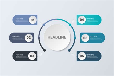 infographic concept flow chart design business concept   options