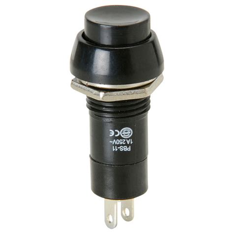 Momentary N O Round Push Button Switch 3a 125v
