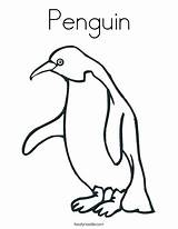 Penguin Baby Coloring Pages Penguins Color Print Cute Printable Getcolorings sketch template