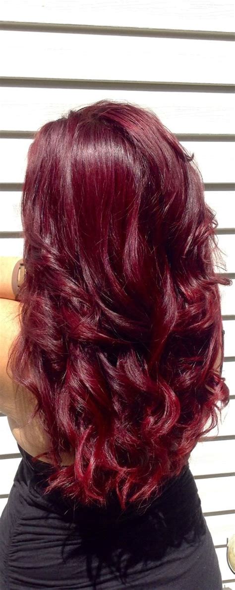 49 Of The Most Striking Dark Red Hair Color Ideas