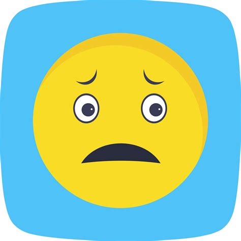 nervous emoji vector icon  vector art  vecteezy