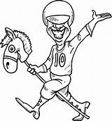 Jockey Horse Clipart Coloring Cartoon Clip Pages Kids Cliparts Working Sheet Library Clipartbest Getcolorings Point Color Getdrawings Preview sketch template
