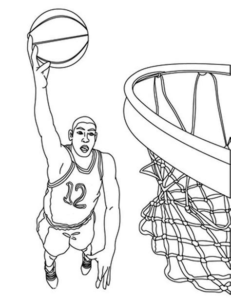 nba basketball player coloring page color luna