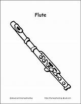 Flute Coloring Colouring Instrument Drawing Pages Clipart Musical Piccolo Music Flutes Kids Basic Toddler Learn Explore Drawings Draw Worksheets Getcolorings sketch template