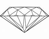 Diamante Desenhar Pick Diamonds Colouring sketch template