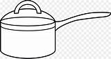 Pot Cooking Coloring Drawing Pots Book Sheet Template Cookware sketch template
