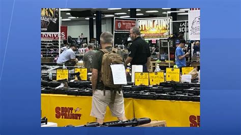 first major gun show in area since purchasing age increased