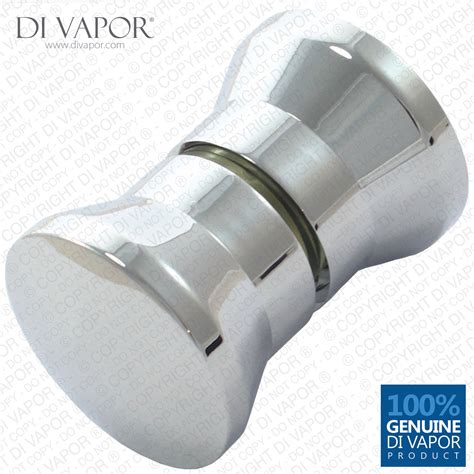 vapor  shower door knob chrome handle cm  cm aluminium replacement  ebay