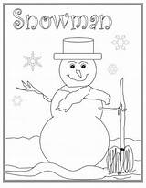 Coloring Pages Winter Kids Holiday Snowman Christmas Teasers Brain Games Print Click Crafts Skating Ice Colouring Puzzles School Early Age sketch template