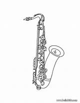 Saxophone Saxofone Ausmalen Saxophon Colorear Ausdrucken Musikinstrumente Instrumentos Musikinstrument Musicales Saxofon Tuba Hellokids Musicais Violin Drucken Trompa sketch template