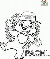 Coloring Pages Paralympics Olympic Mascot 2010 Colouring Popular Print Coloringhome Paralympic sketch template