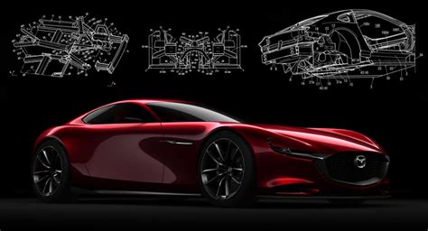 mazdas rx vision patents   sports coupe      cards carscoops