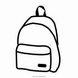 Backpack Coloring Clipart Webstockreview Ultra sketch template