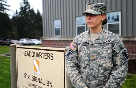 Female Signal Officer Speaks To The Future Roles Of Women