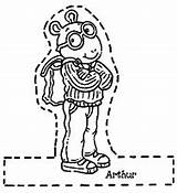 Arthur Puppets Finger Friends Scholastic Reading Book Teaching Parties Character Birthday Puppet Brown Aardvark Choose Board Coloring sketch template