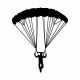 Silhouette Skydiving Skydiver Tattoo Poster Posters Tattoos Getdrawings Drawing Parachute Dad sketch template