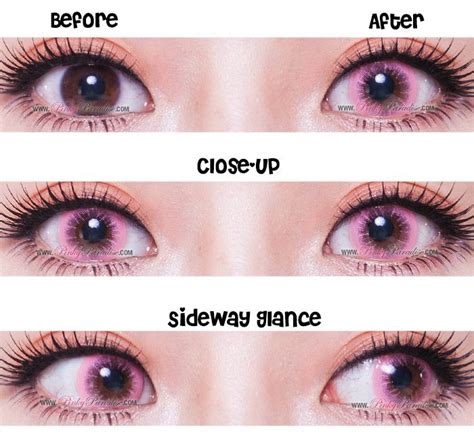 eos bubble pink circle lenses colored contacts pinkyparadise