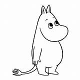 Troll Moomin Cartoon Coloring Välj Anslagstavla Enkla sketch template