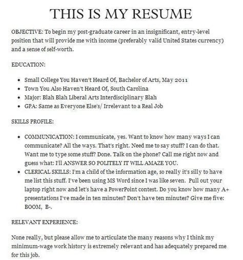 the 30 funniest résumés and job applications we ve ever seen