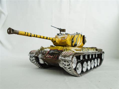 built  patton korean war tank scale model  etsy