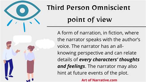 person omniscient point  view explained defined  art