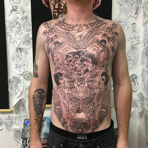 First Session Of My Full Front Torso Piece By Matt Houston In Vancouver