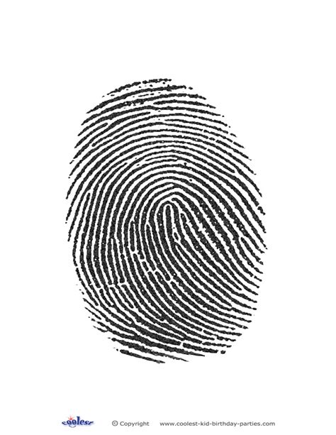 printable fingerprint coolest  printables