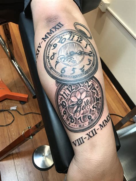 clock tattoo  kids tattoos  kids tattoos  guys clock tattoo